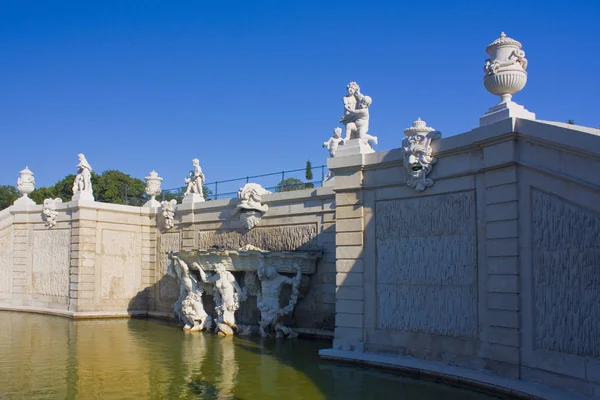 Vienna Austria Giugno 2019 Fontana Nel Parco Belvedere Vienna — Foto Stock