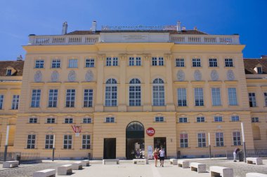 Viyana, Avusturya - 30 Haziran 2019: Viyana'da müze merkezi