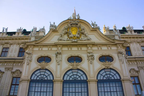 Fragment Belvedere Palace Vienna — Stock Photo, Image