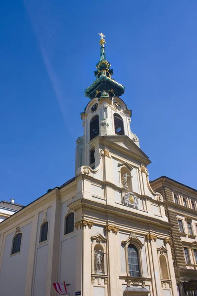 Stiftskirche Templom Bécs Óvárosában Ausztria — Stock Fotó