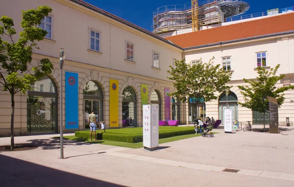 Wiedeń Austria Czerwca 2019 Dzielnica Muzeów Wiedniu — Zdjęcie stockowe