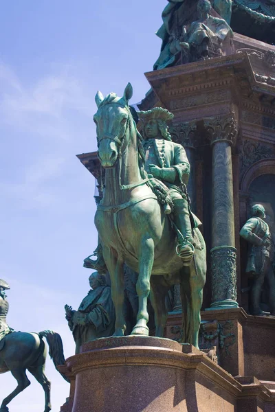 Vienna Áustria Junho 2019 Fragmento Monumento Maria Teresa Viena — Fotografia de Stock