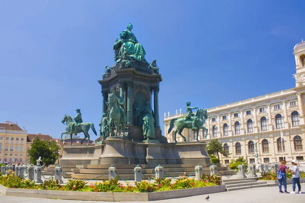 Vienna Áustria Junho 2019 Monumento Maria Theresia Viena — Fotografia de Stock