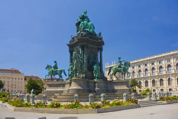 Vienna Áustria Junho 2019 Monumento Maria Theresia Viena — Fotografia de Stock