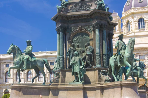 Vienna Áustria Junho 2019 Fragmento Monumento Maria Teresa Viena — Fotografia de Stock