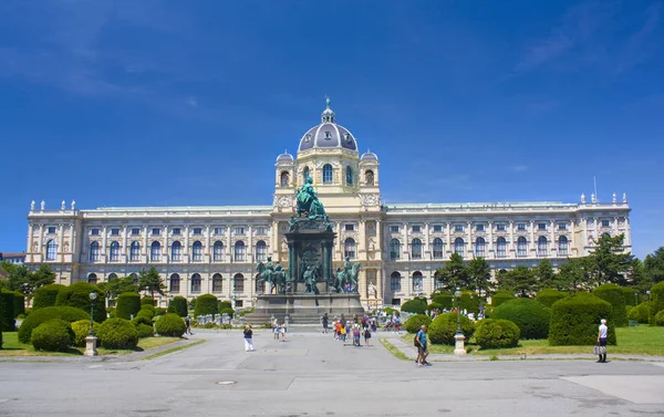 Vienna Áustria Junho 2019 Monumento Maria Theresia Museu História Natural — Fotografia de Stock