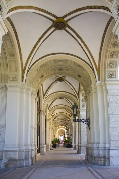 Vienna Austria June 2019 Arches Old Austrian Building Vienna — Stock Photo, Image