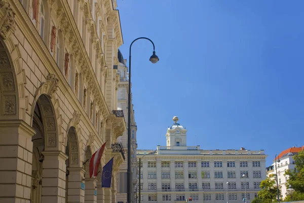 Wien Österreich Juni 2019 Alte Historische Gebäude Der Wiener Altstadt — Stockfoto