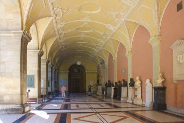 Viyana, Avusturya - 30 Haziran 2019: Viyana Üniversitesi İç Mekan