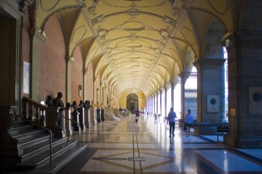 Viyana, Avusturya - 30 Haziran 2019: Viyana Üniversitesi İç Mekan