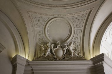 Viyana, Avusturya - 30 Haziran 2019: Viyana Üniversitesi İç Mekan