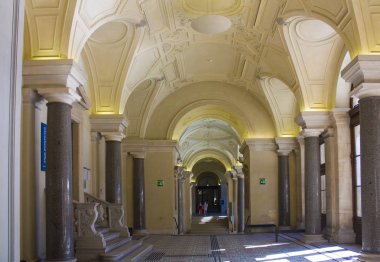 Viyana, Avusturya - 30 Haziran 2019: Viyana Üniversitesi İç Mekan