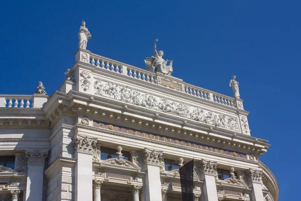 Відень Австрія Червня 2019 Фрагмент Знаменитого Бургтеатру Імператорський Суд Театру — стокове фото