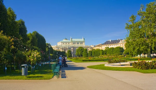 Wien Österreich Juni 2019 Volksgarten Öffentlicher Park Wien — Stockfoto