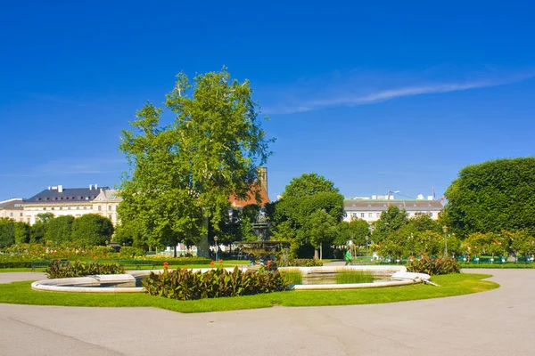 Вена Австрия Июня 2019 Года Народный Сад Общественный Парк Вене — стоковое фото