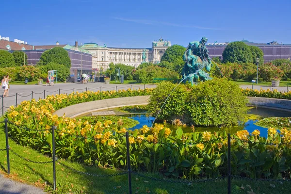 Viena Austria Junio 2019 Volksgarten Jardín Del Pueblo Parque Público — Foto de Stock