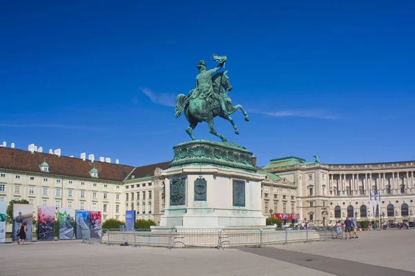 Wien Österreich Juni 2019 Reiterdenkmal Für Erzherzog Karl Heldenplatz Wien — Stockfoto