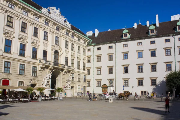 Wien Österreich Juni 2019 Hof Der Hofburg Barocke Schlossanlage Mit — Stockfoto