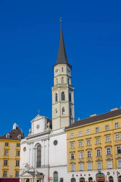 Bécs Ausztria Június 2019 Szent Mihály Templom Michaelplatz Bécsben — Stock Fotó