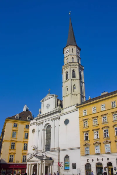 Bécs Ausztria Június 2019 Szent Mihály Templom Michaelplatz Bécsben — Stock Fotó