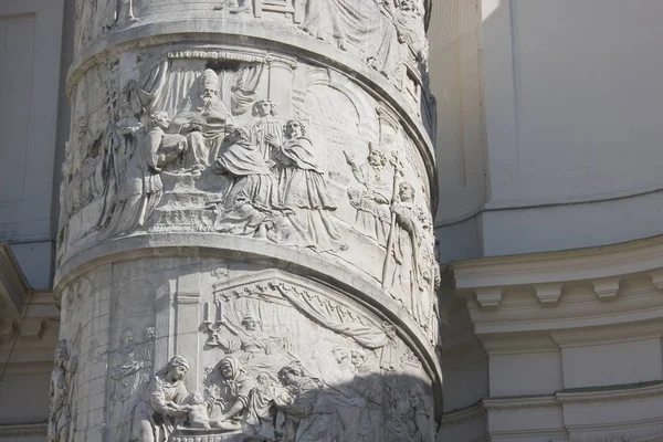Вена Австрия Июня 2019 Года Фрагмент Церкви Карлскирче Вене — стоковое фото