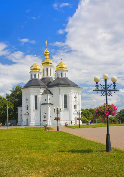 Ekateriniskaya hurch in Chernigov, Ukraine