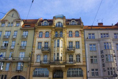 Poznan, Polonya eski şehir eski ev