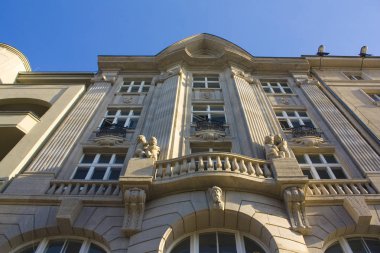 Poznan, Polonya eski şehir eski ev
