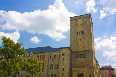 Poznan, Polonya-20 Haziran 2019: Poznan 'da Wilhelm II Imparatorluk Kalesi