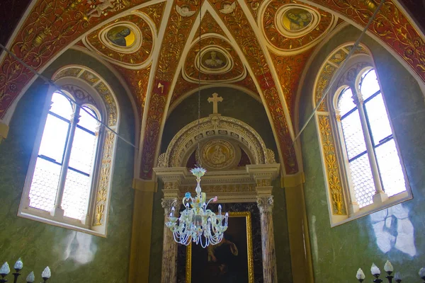 波兰波兹南 2019年6月20日 波兹南图姆斯基岛上的圣彼得和保罗大主教大教堂内部 — 图库照片