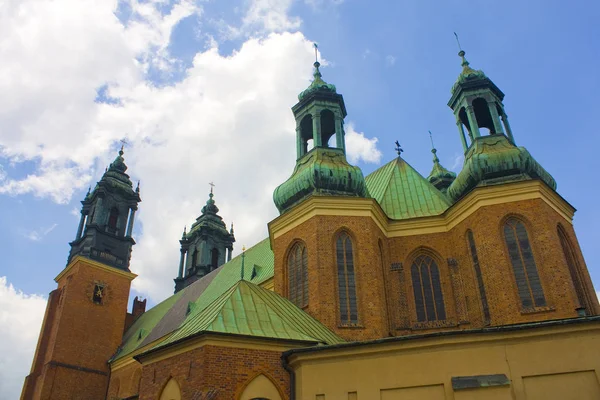 폴란드 포즈난의 텀스키 베드로와 대주교 대성당 — 스톡 사진