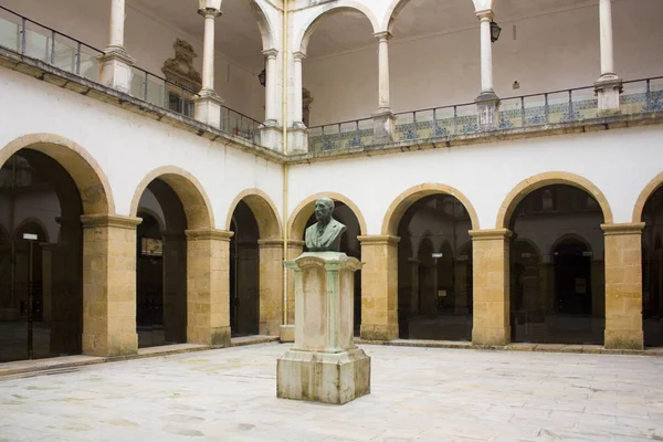 Coimbra Portugal Maart 2019 Binnenplaats Van Beroemde Universiteit Van Coimbra — Stockfoto