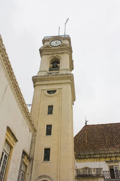 Campanile Della Famosa Università Coimbra Portogallo — Foto Stock