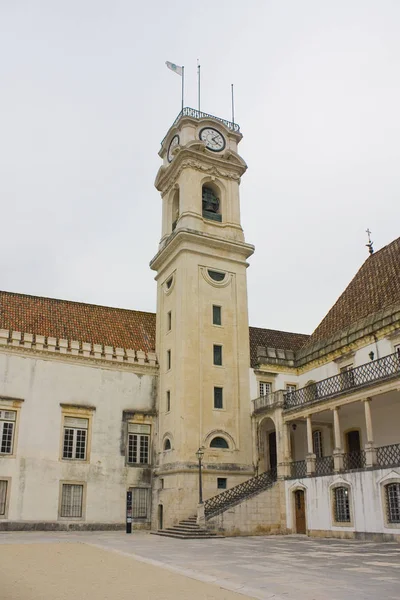 Torre Sino Famosa Universidade Coimbra Portugal — Fotografia de Stock