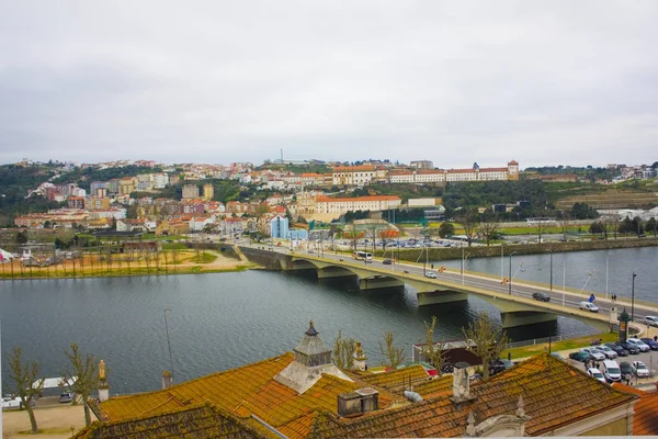 Панорамный Городской Пейзаж Коимбры Португалия — стоковое фото