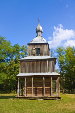 Pereyaslav-Khmelnitsky Halk Mimarisi ve Orta Dinyeper Yaşam Açık hava Müzesi Antik Ukrayna Kilisesi