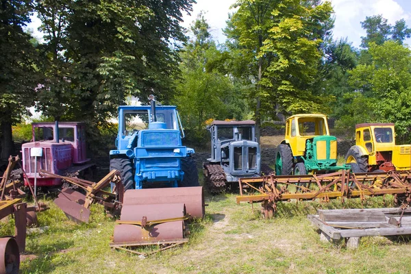 Pereyaslav Khmelnitsky Ukraine Juli 2019 Alte Landmaschinen Freilichtmuseum Der Volksarchitektur — Stockfoto