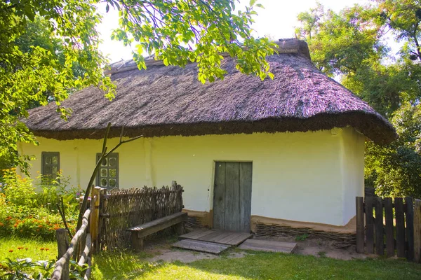 Reconstruction Historical Building Open Air Museum Folk Architecture Life Middle — Stock Photo, Image