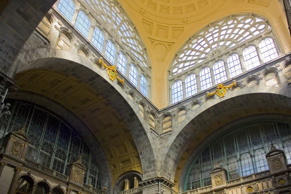 Interiér Hlavního Nádraží Antverpách — Stock fotografie