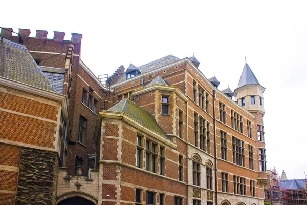 Antwerp Bélgica Mayo 2019 Los Edificios Históricos Cerca Vleeshuis Butcher —  Fotos de Stock