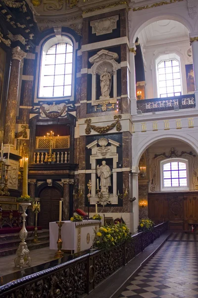 Antwerp Bélgica Maio 2019 Interior Igreja São Carlos Borromeu Antuérpia — Fotografia de Stock