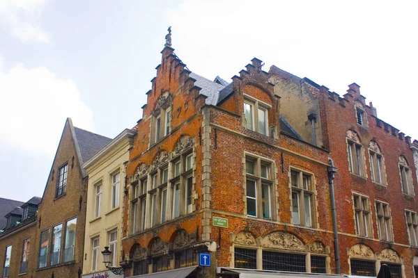 Bélgica Brugge Mayo 2019 Arquitectura Medieval Antigua Bruja — Foto de Stock