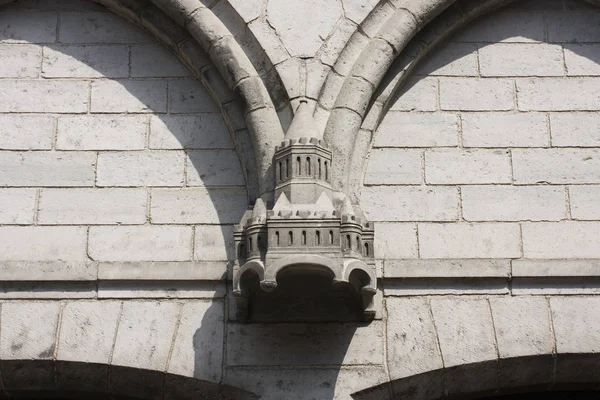 Bélgica Brugge Mayo 2019 Fragmento Iglesia Nuestra Señora Brujas — Foto de Stock