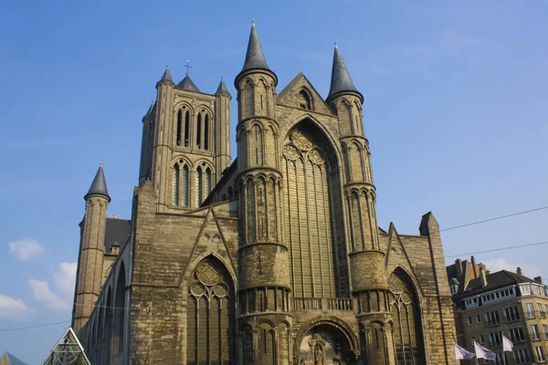 Gente Bélgica Mayo 2019 Iglesia San Nicolás Gante —  Fotos de Stock