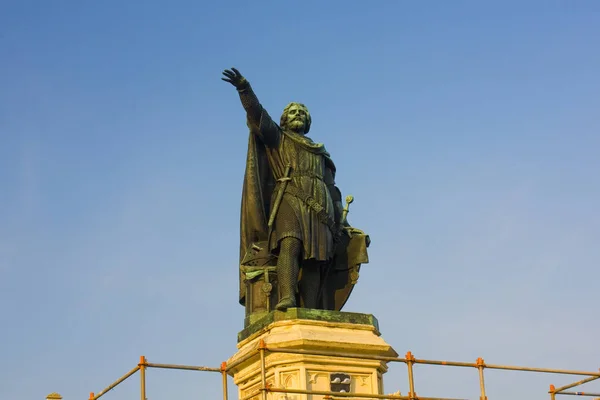 Monumento Jacob Van Artevelde Plaza Del Mercado Del Viernes Gante — Foto de Stock