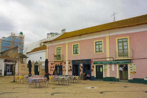 Aveiro Portugal März 2019 Straßencafé Der Altstadt Von Aveiro — Stockfoto