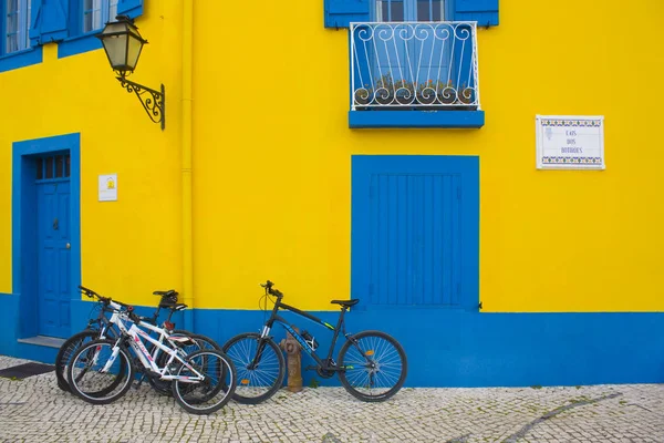 Aveiro Portugal Marzo 2019 Coloridos Edificios Cerca Del Canal Casco — Foto de Stock