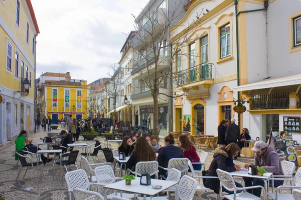 葡萄牙阿韦罗 2019年3月3日 阿韦罗老城街头咖啡馆 — 图库照片