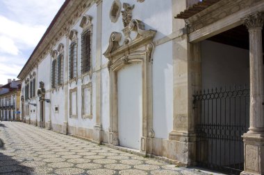 Aveiro, Portekiz - 3 Mart 2019: Aveiro Müzesi - Santa Joana (İsa'nın Eski Manastırı) Aveiro'da