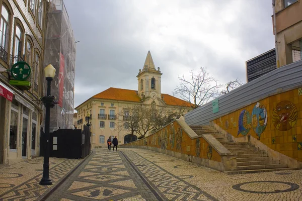 Ратуша Старому Місті Авейру Португалія — стокове фото